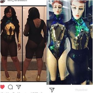 Custom made dress only worn 1 time medium